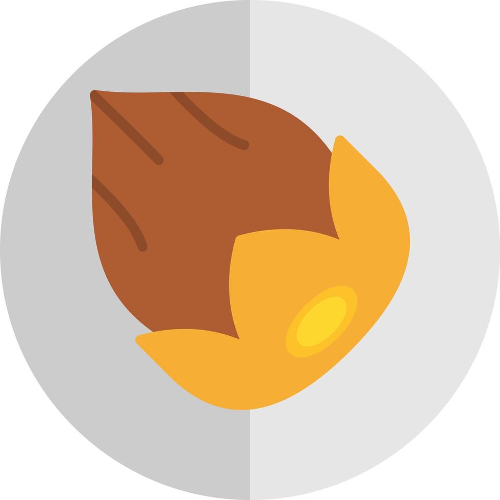 Hazelnut Vector Icon Design