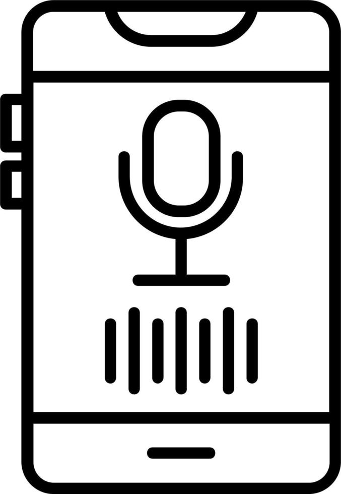 Voice Assistant Vector Icon