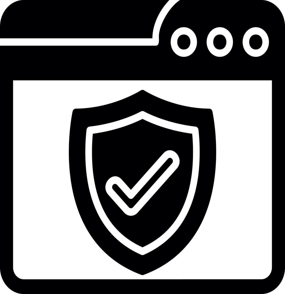 Web Security Vector Icon