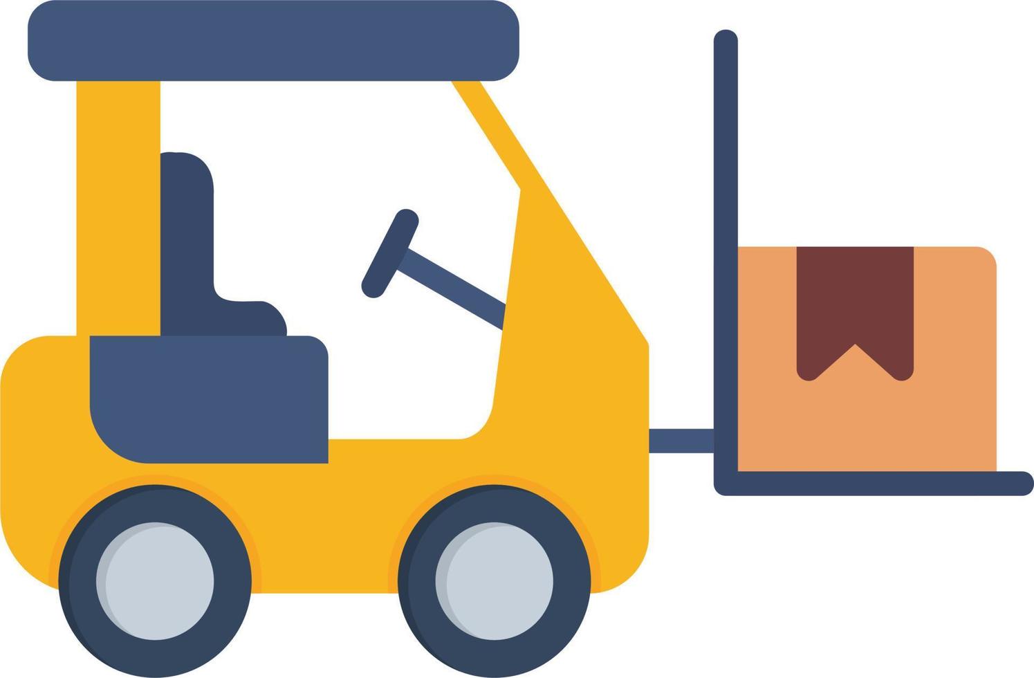 Forklift Vector Icon