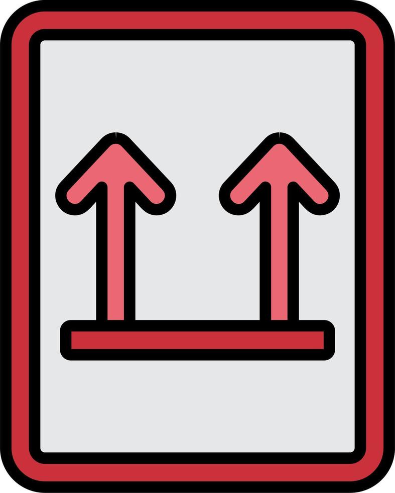 This Side Up Vector Icon