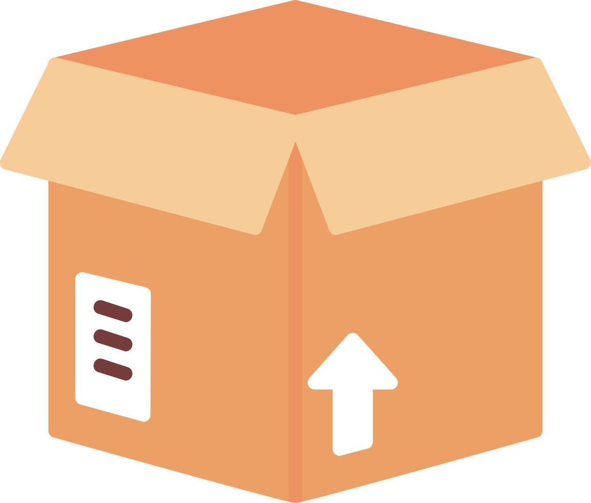 Open Box Vector Icon