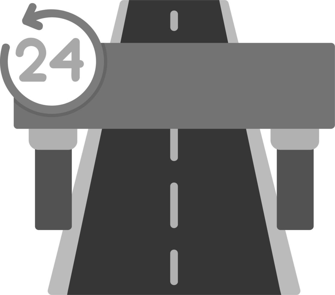 Toll Road Vector Icon
