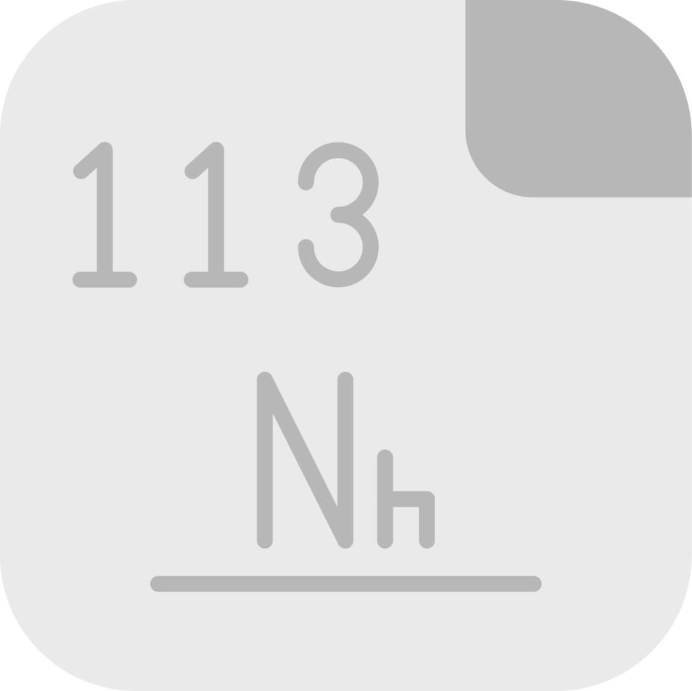 Nihonium Vector Icon