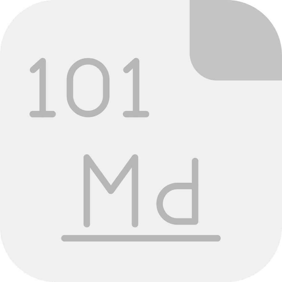 Mendelevium Vector Icon