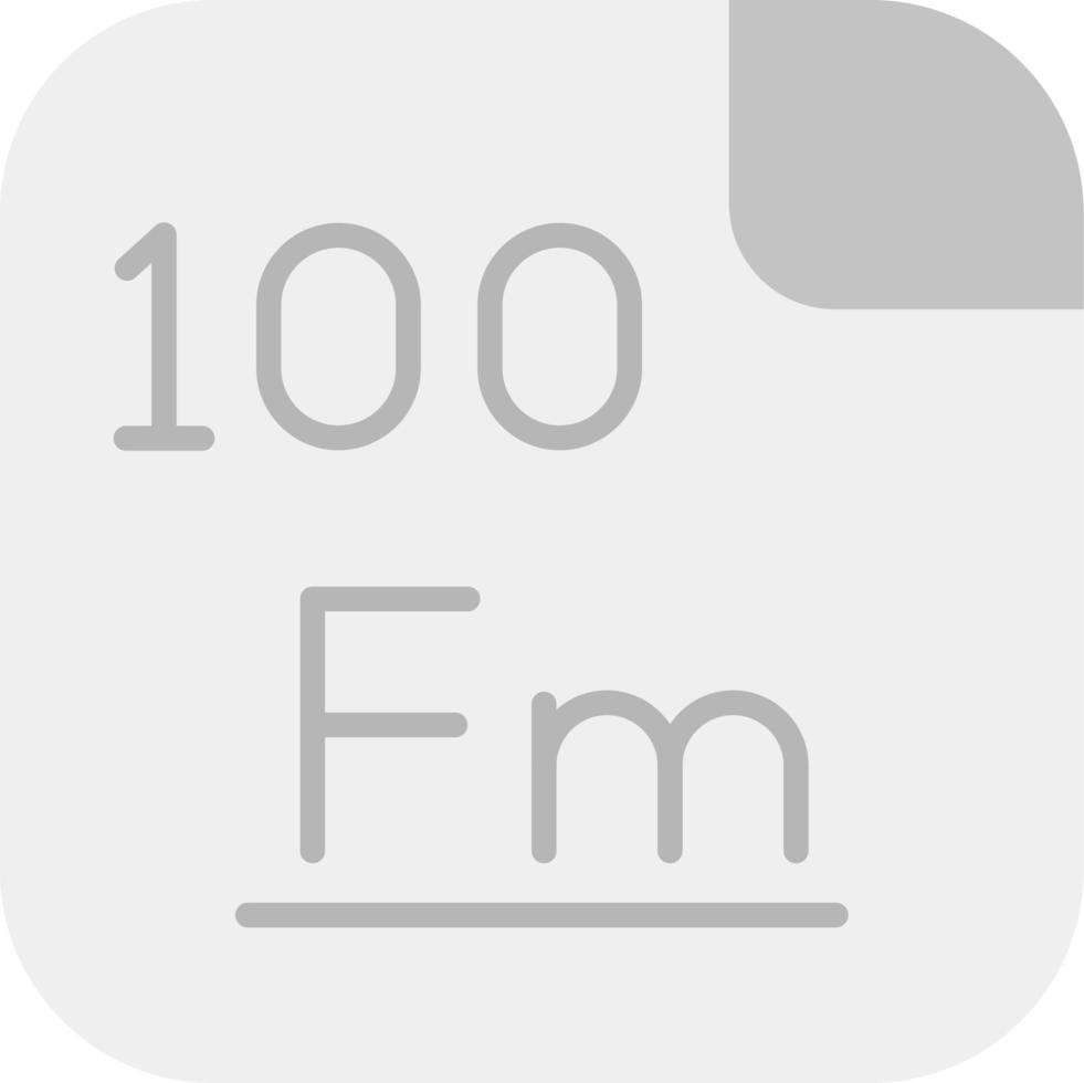 Fermium Vector Icon