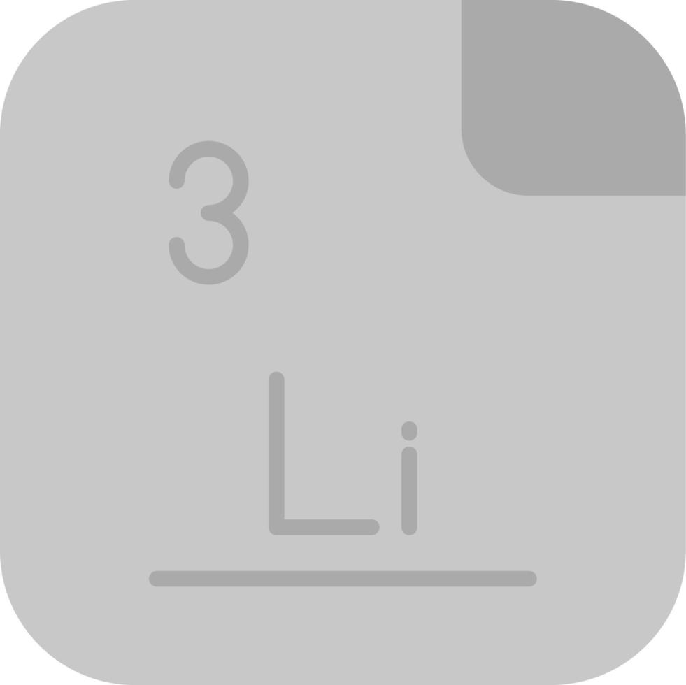 Lithium Vector Icon