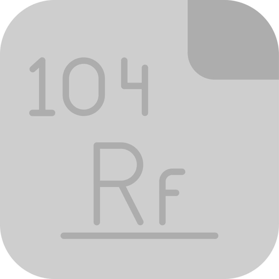 Rutherfordium Vector Icon