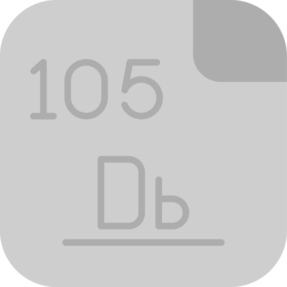 Dubnium Vector Icon