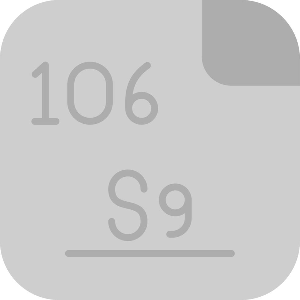 Seaborgium Vector Icon