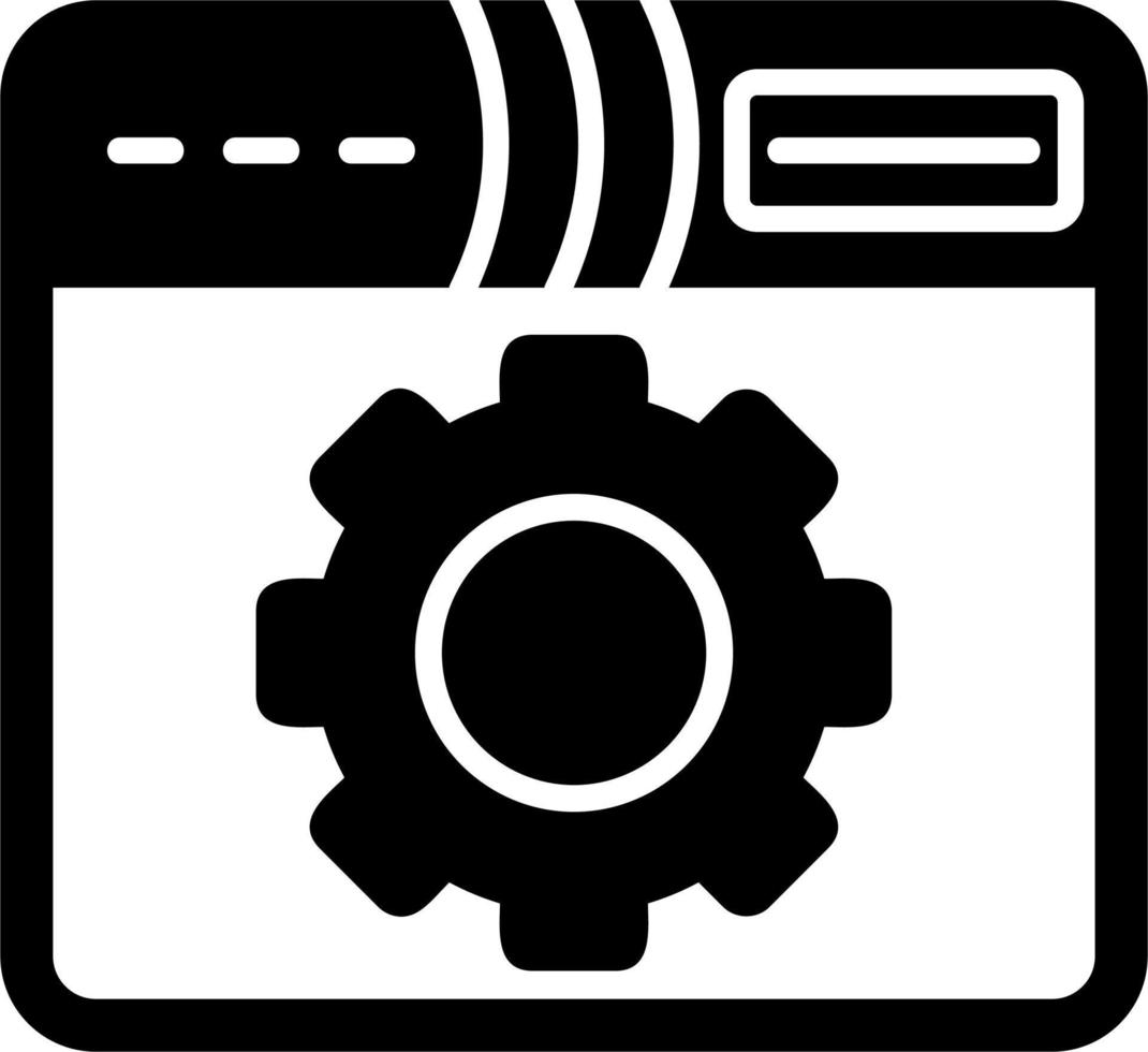 icono de vector de configuración