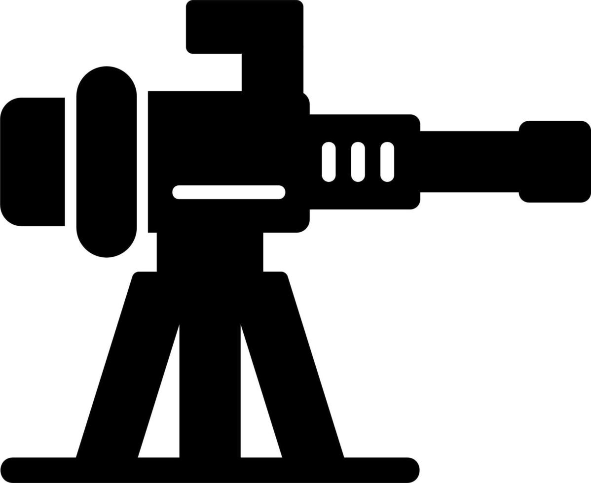 Heavy Machine gun Vector Icon