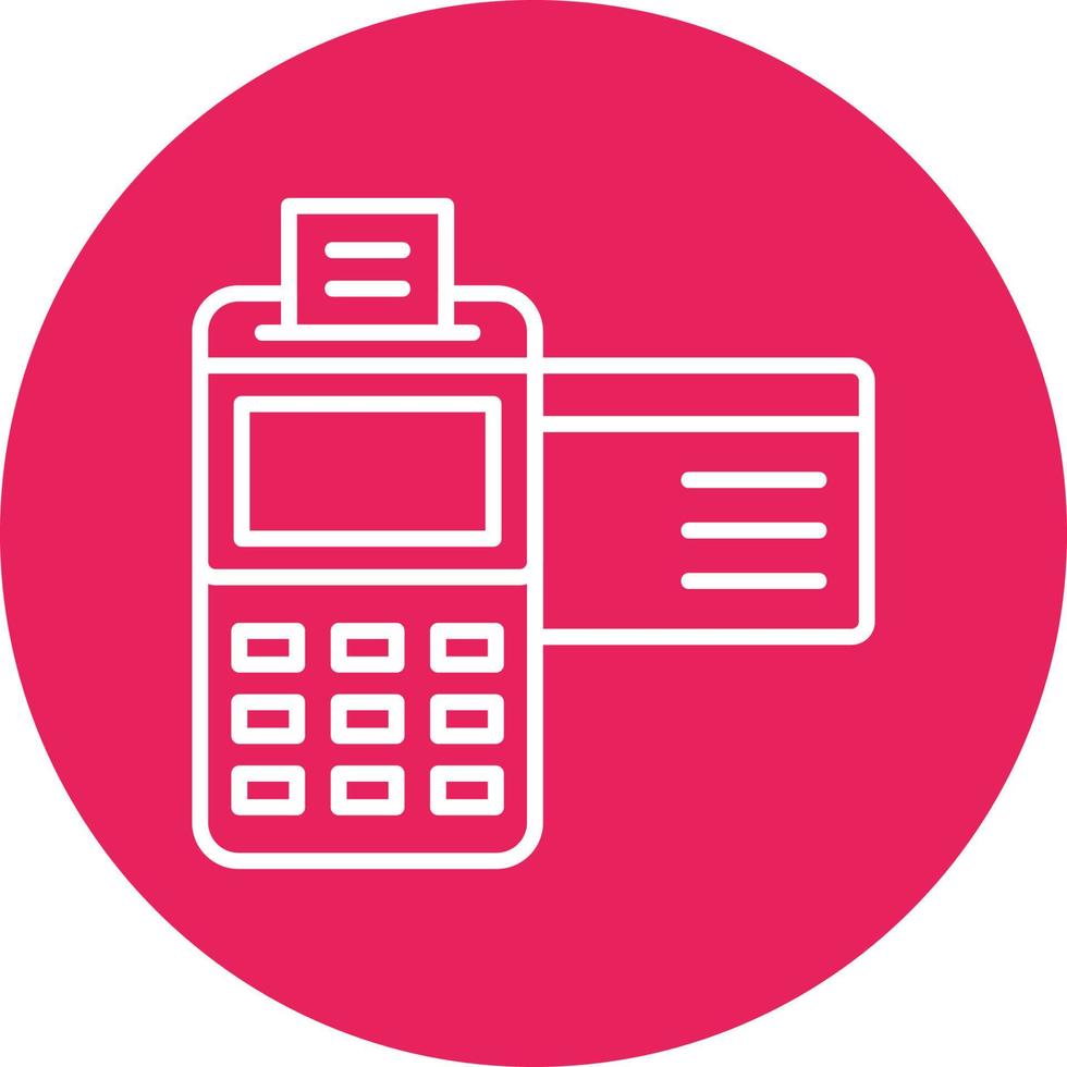 Credit Card Machine Vector Icon