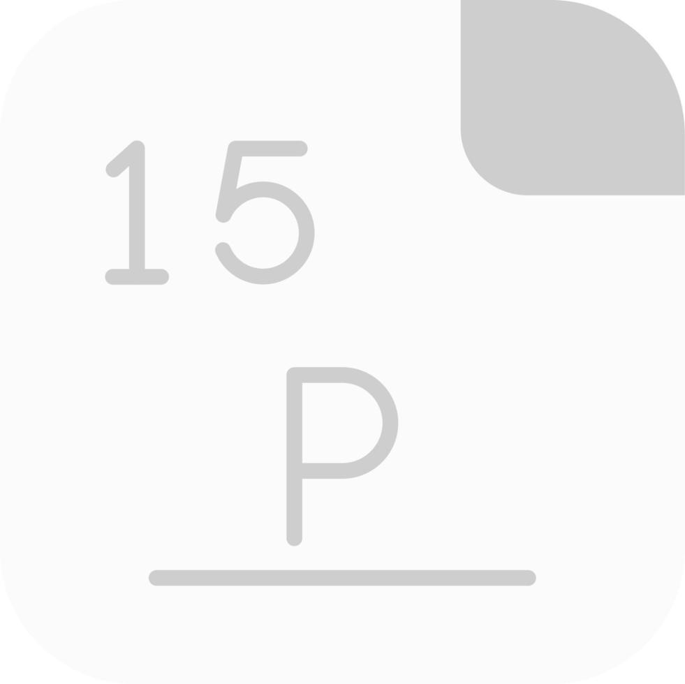 Phosphorus Vector Icon