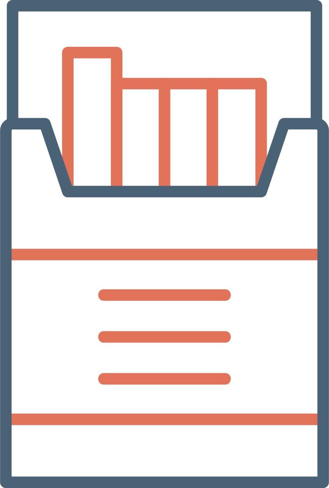 Cigarette Box Vector Icon