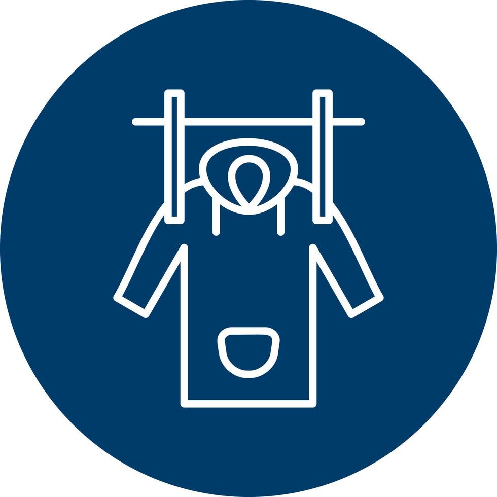 Wet Coat Vector Icon
