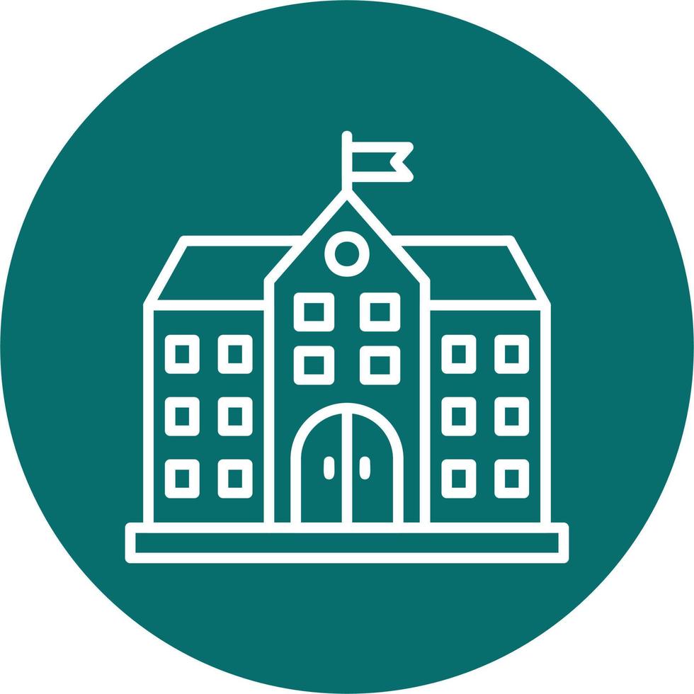 University Building Vector Icon