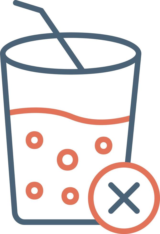 No juices Vector Icon