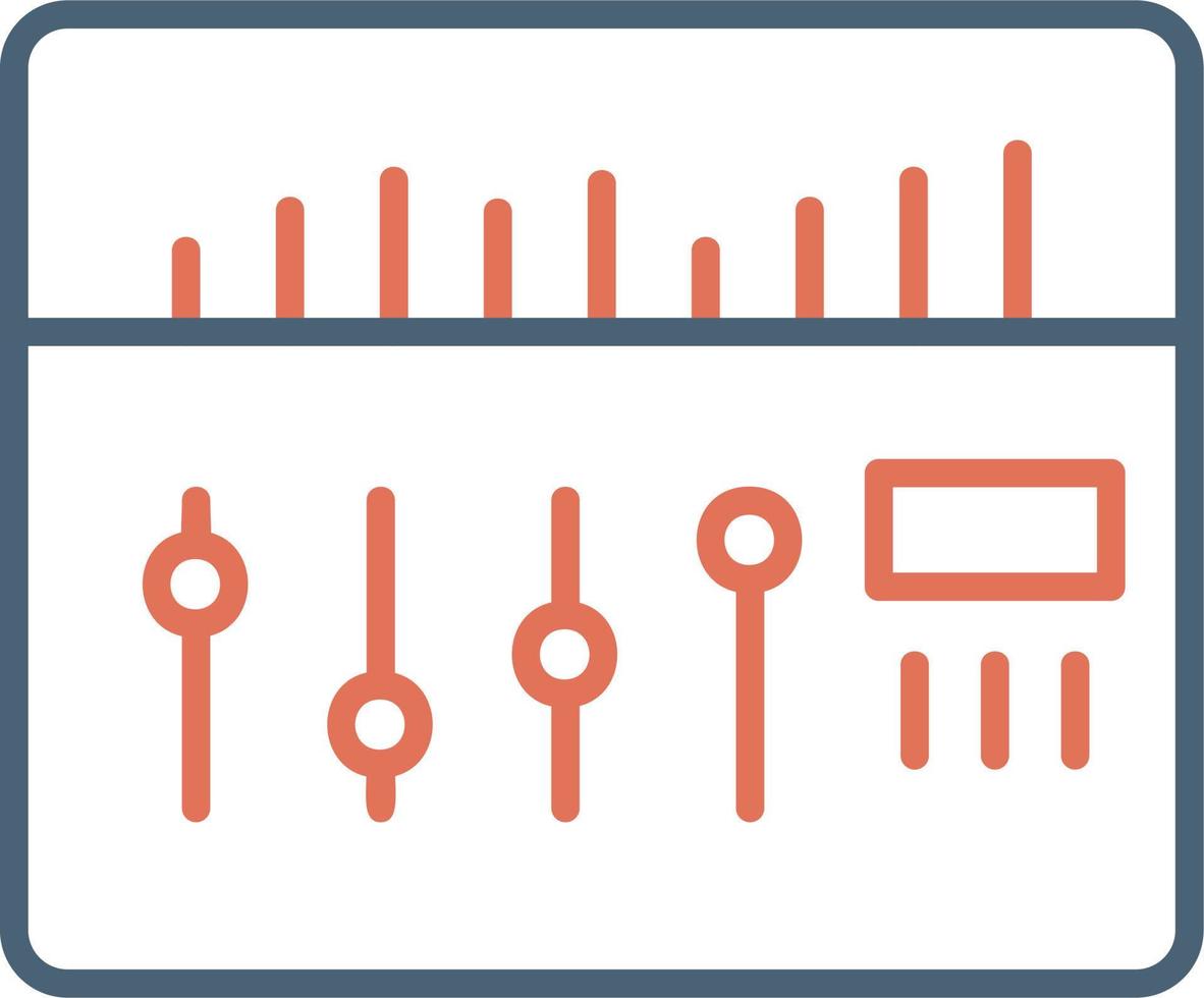 Sound Mixer Vector Icon
