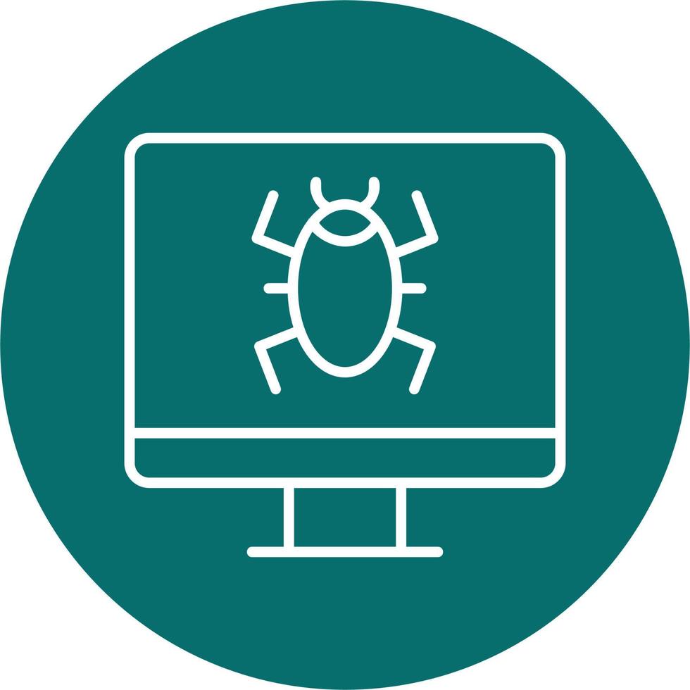 Computer Virus Vector Icon