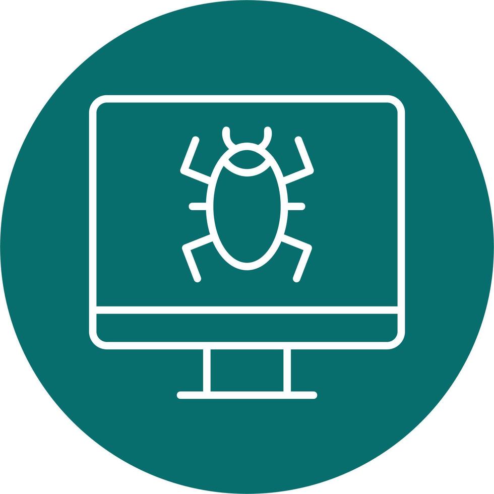 Computer Virus Vector Icon