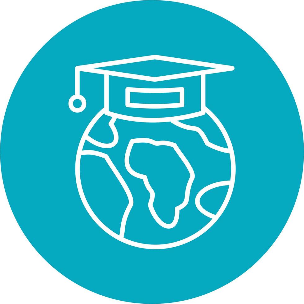 Global Education Vector Icon