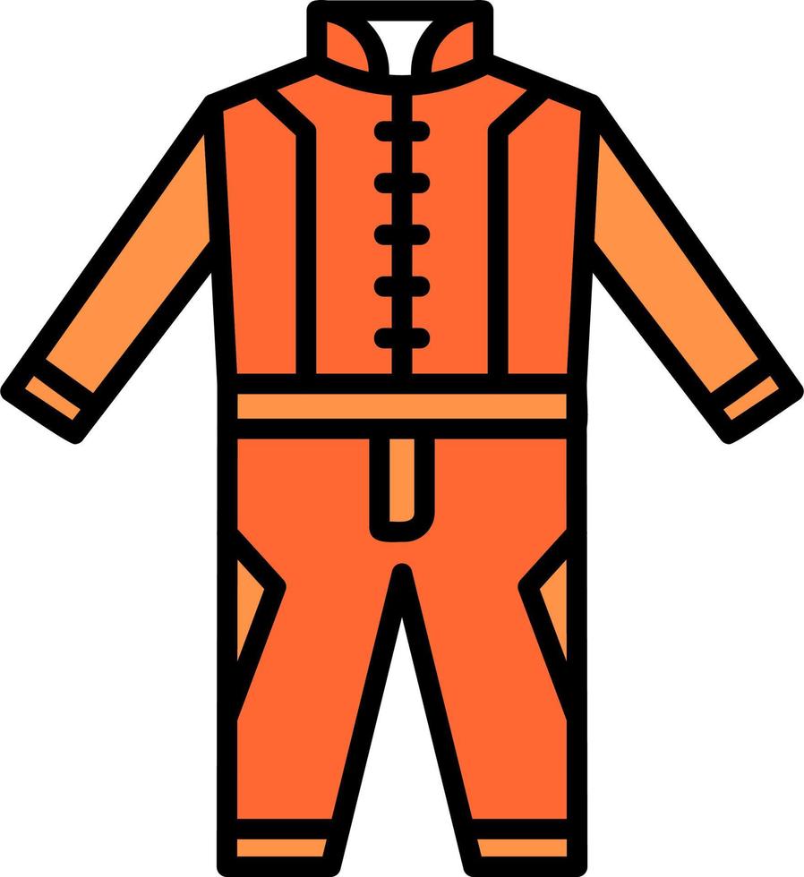 Race Suit Vector Icon