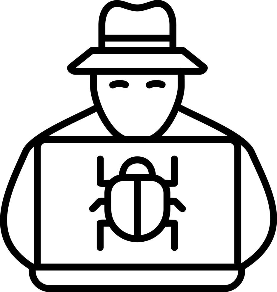 Hacker Vector Icon