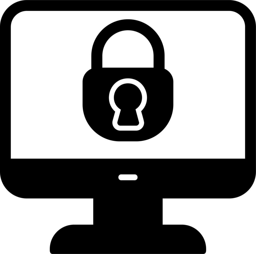 Lock Screen Vector Icon