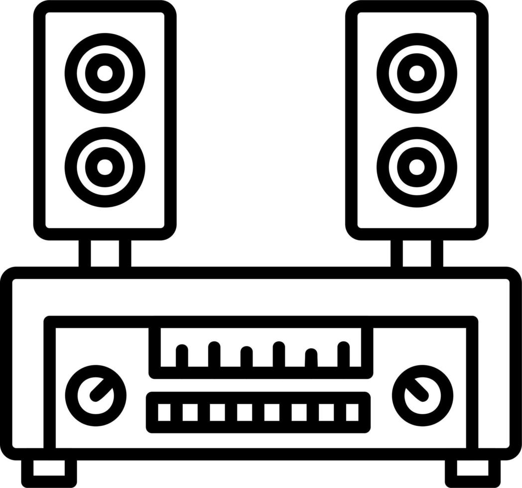 icono de vector de altavoces