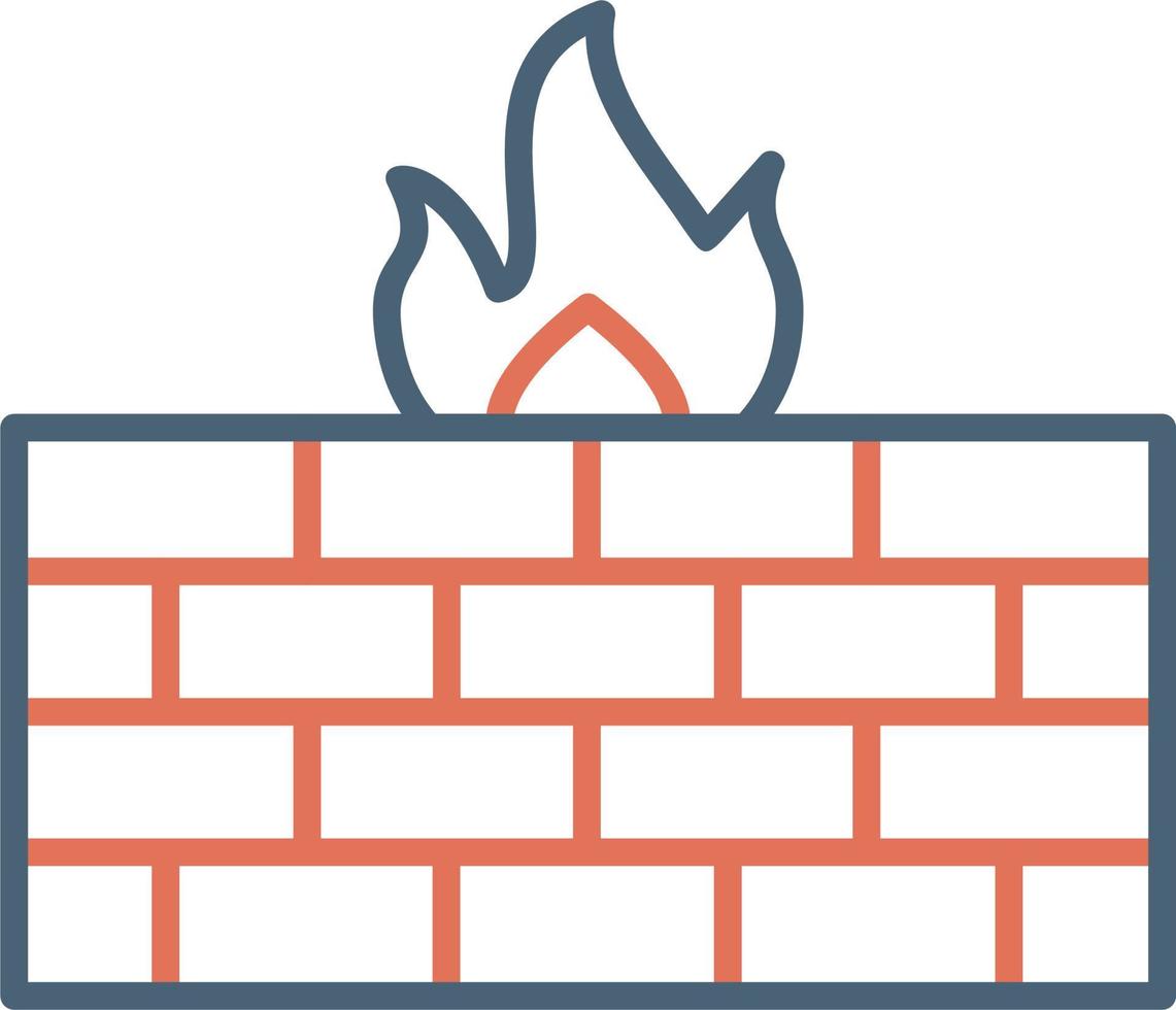 Firewall Vector Icon