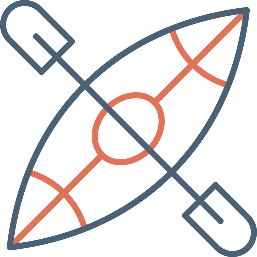 Kayak Boat Vector Icon