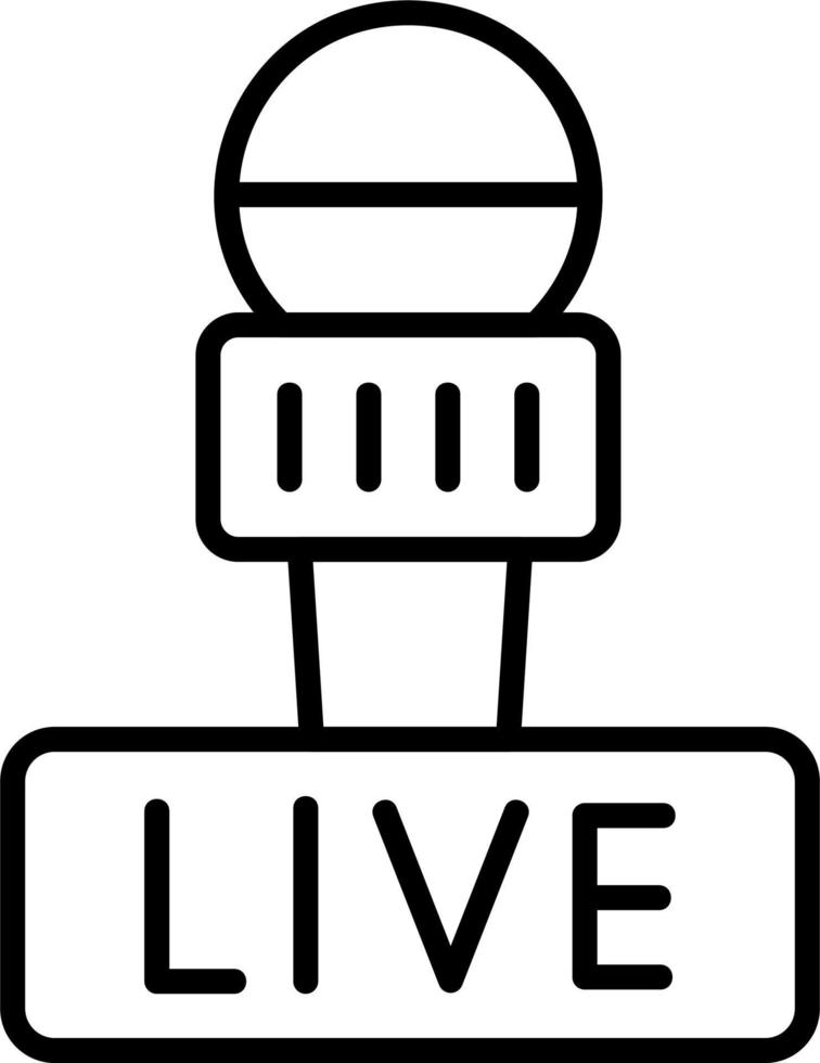 Live Vector Icon