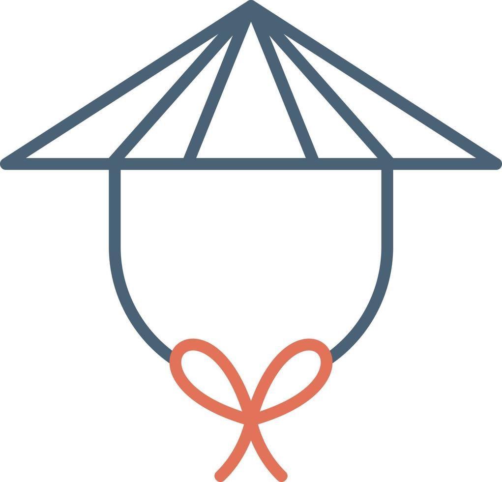 Chinese Hat Vector Icon
