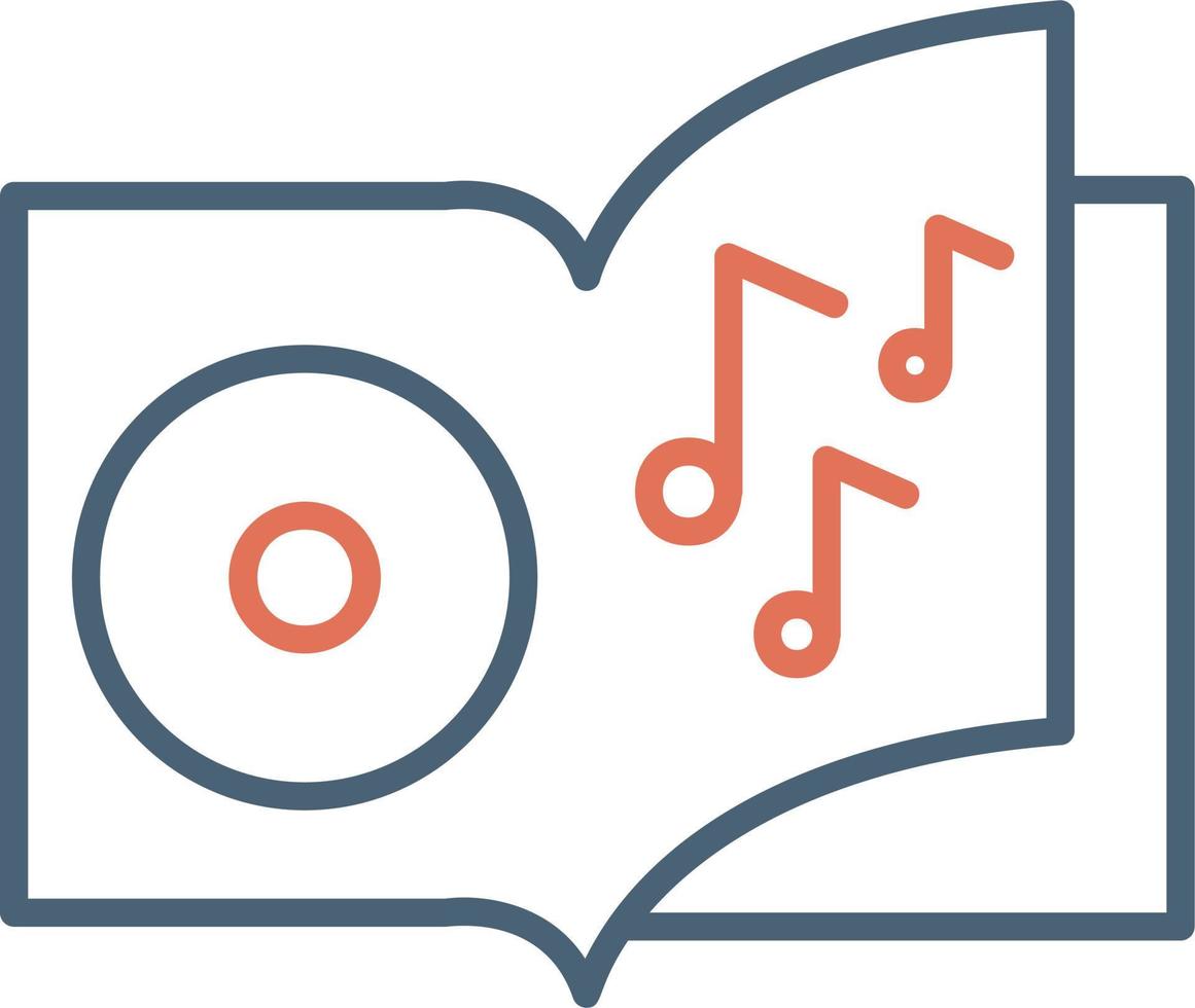 icono de vector de libro de audio