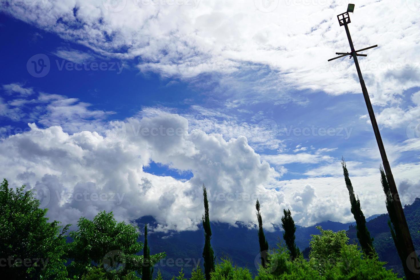 Sunny Weather with White Cloud photo