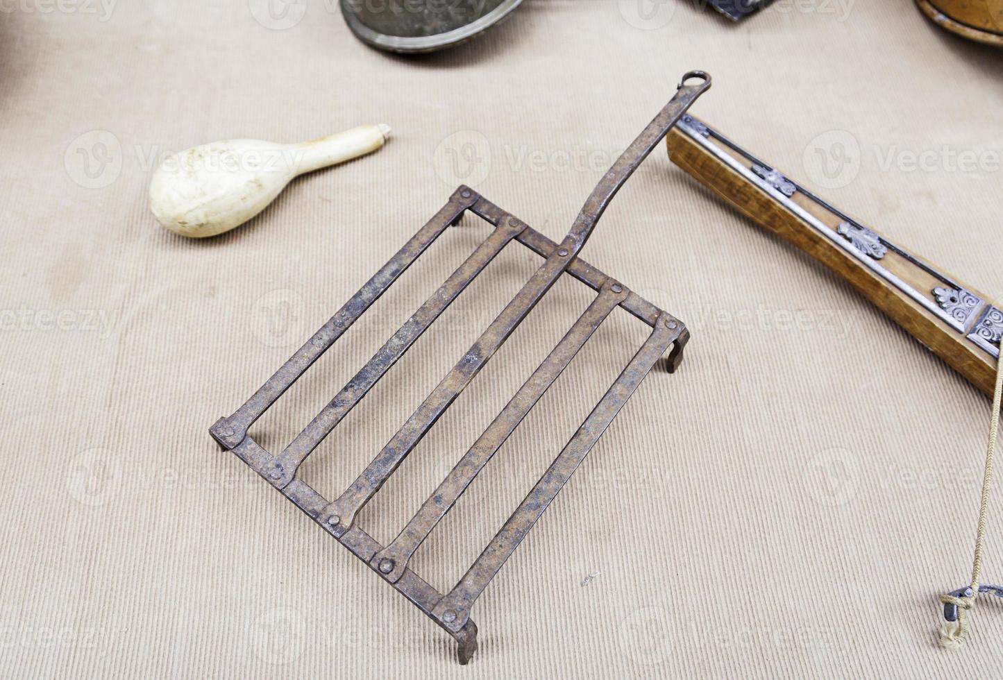 Old metal grill photo