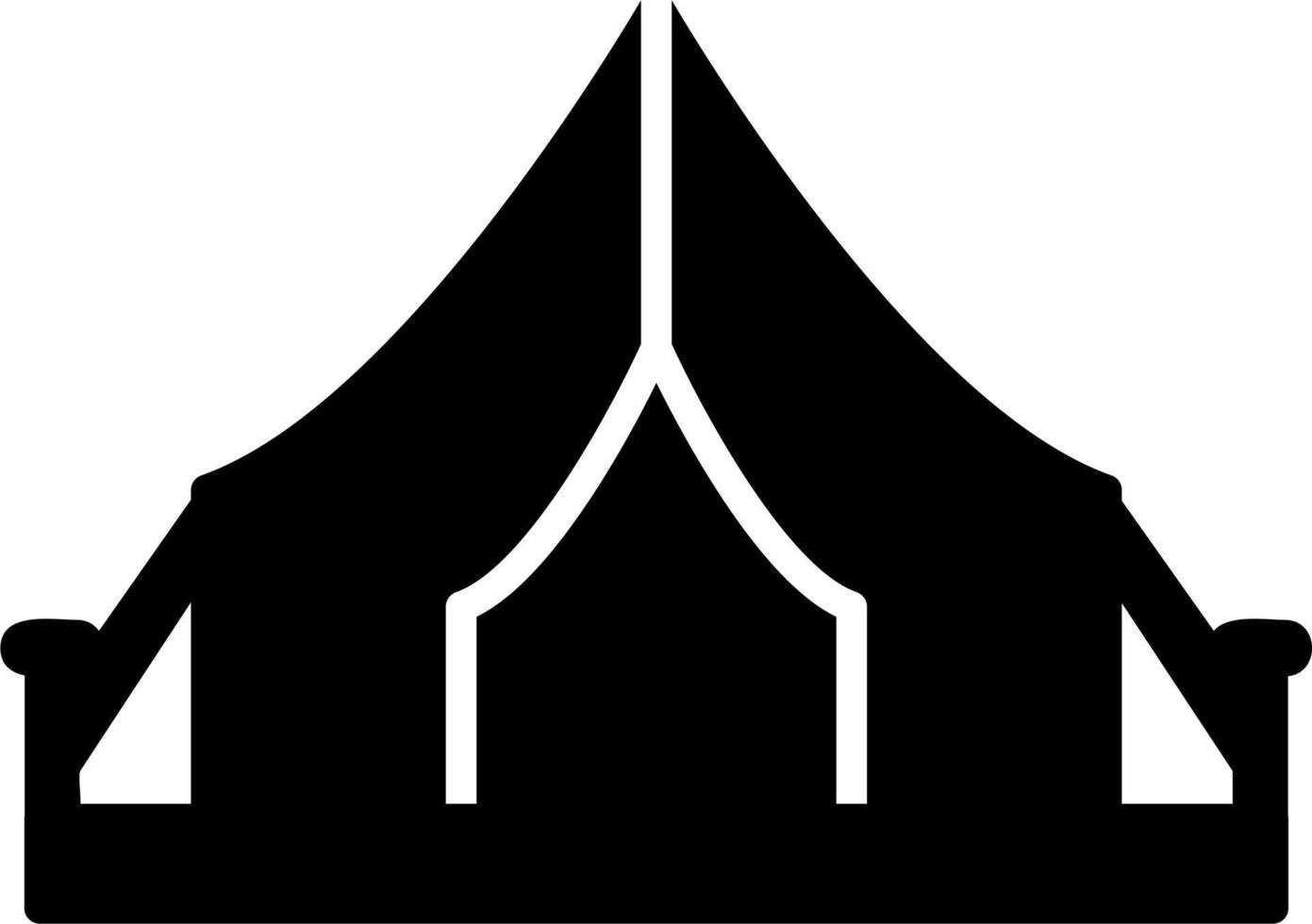 Camping Tent Vector Icon