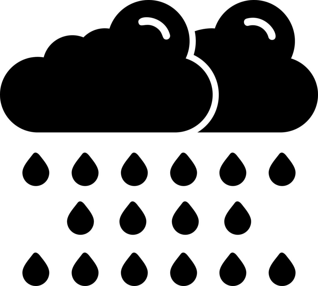 icono de vector de lluvia