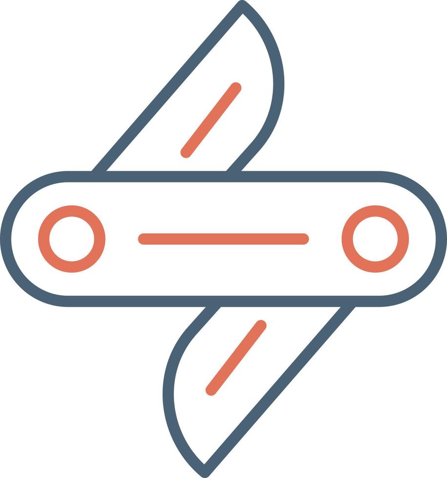 Swiss Knife Vector Icon