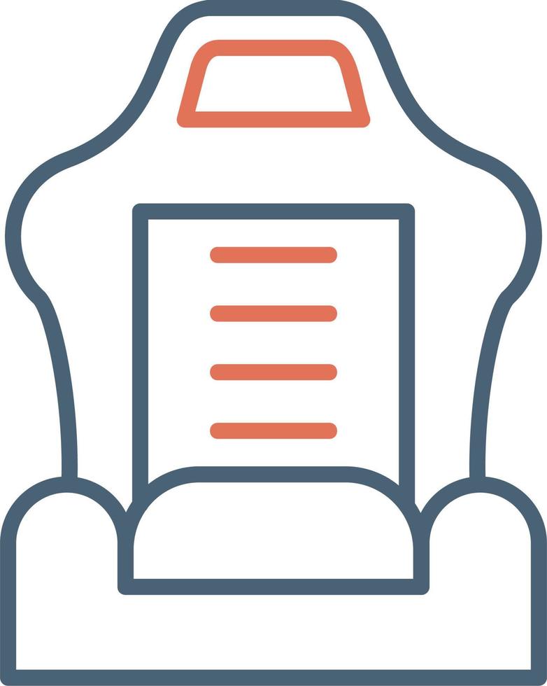 Car Seat Vector Icon