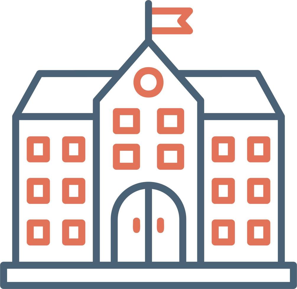 University Building Vector Icon