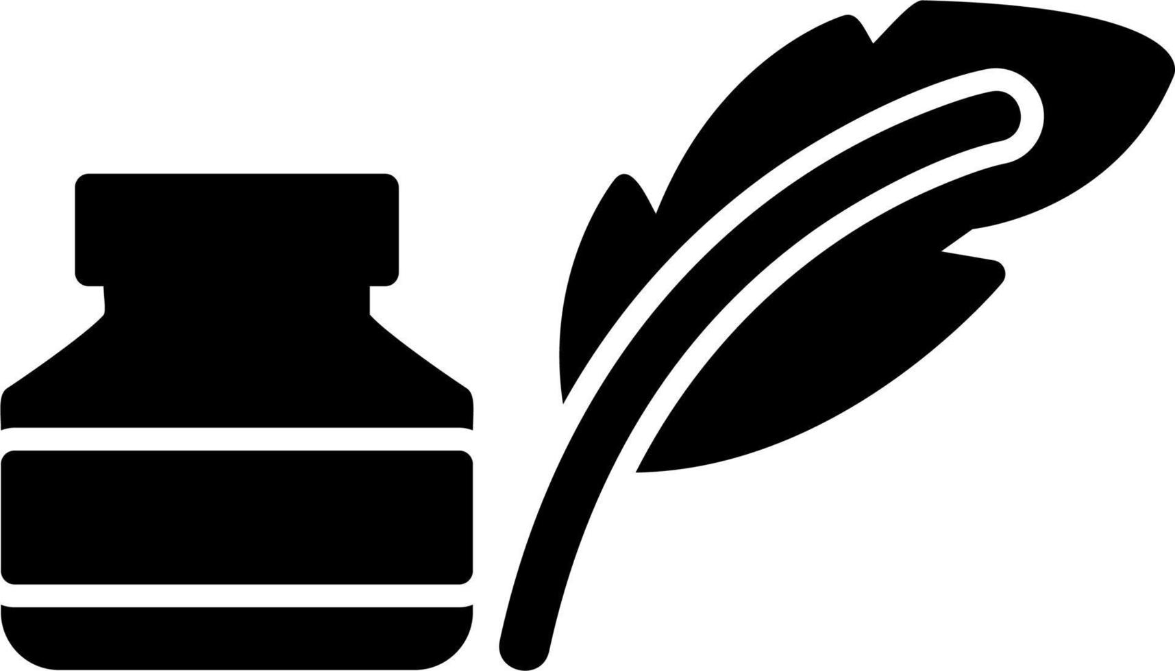 Quill And Ink Vector Icon