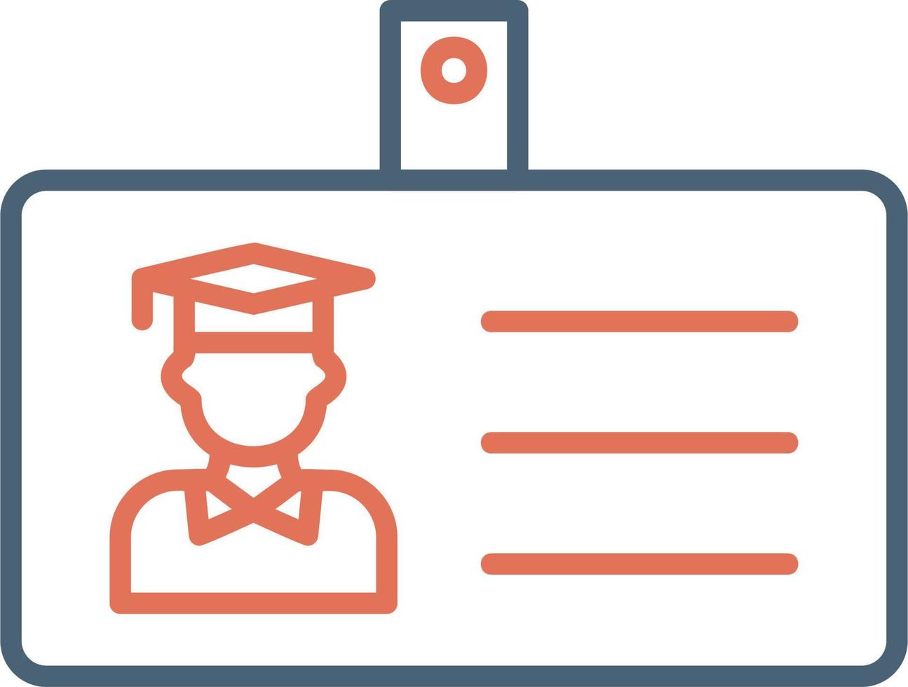 Student Id Card Vector Icon