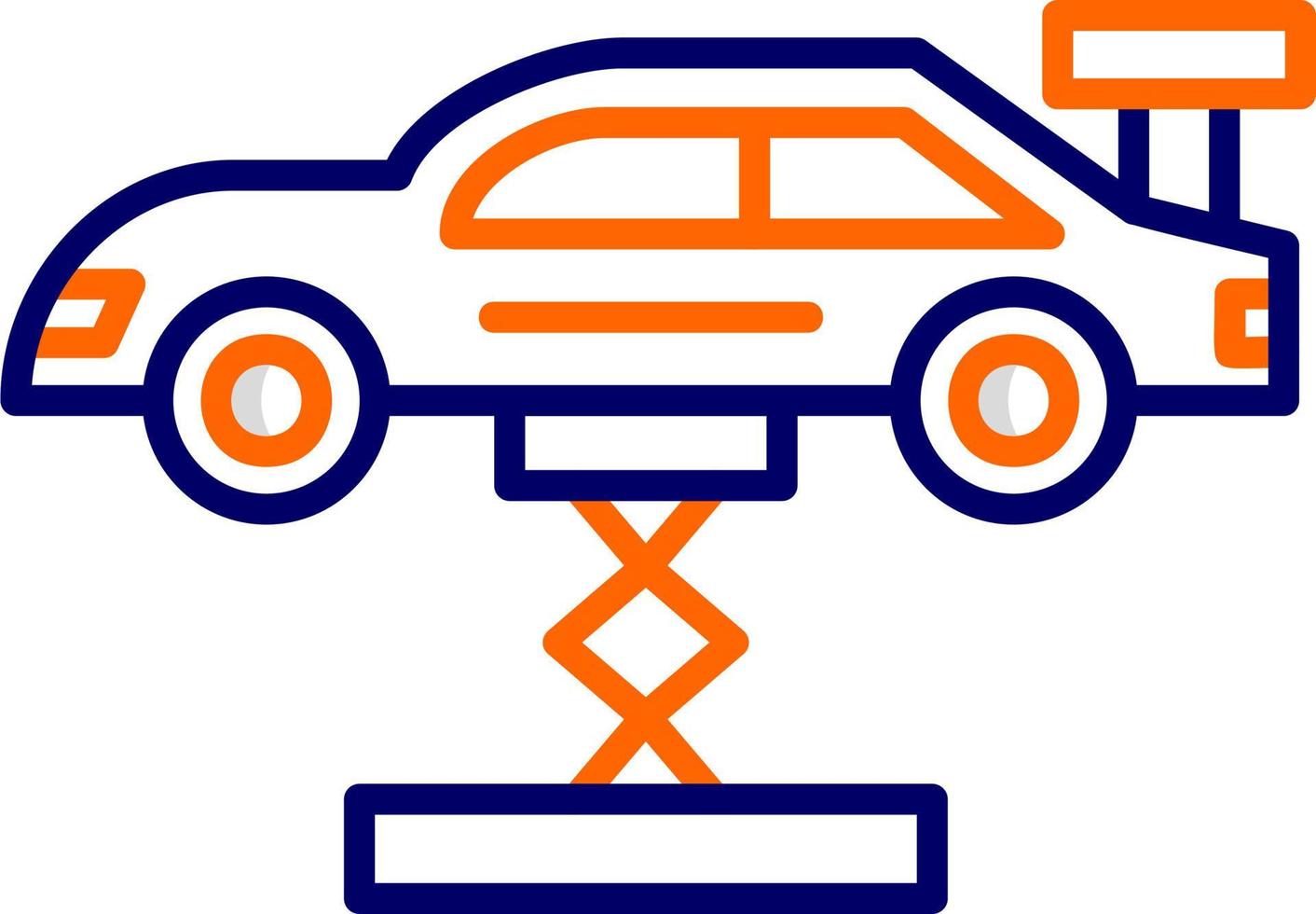 Car Lifting Vector Icon