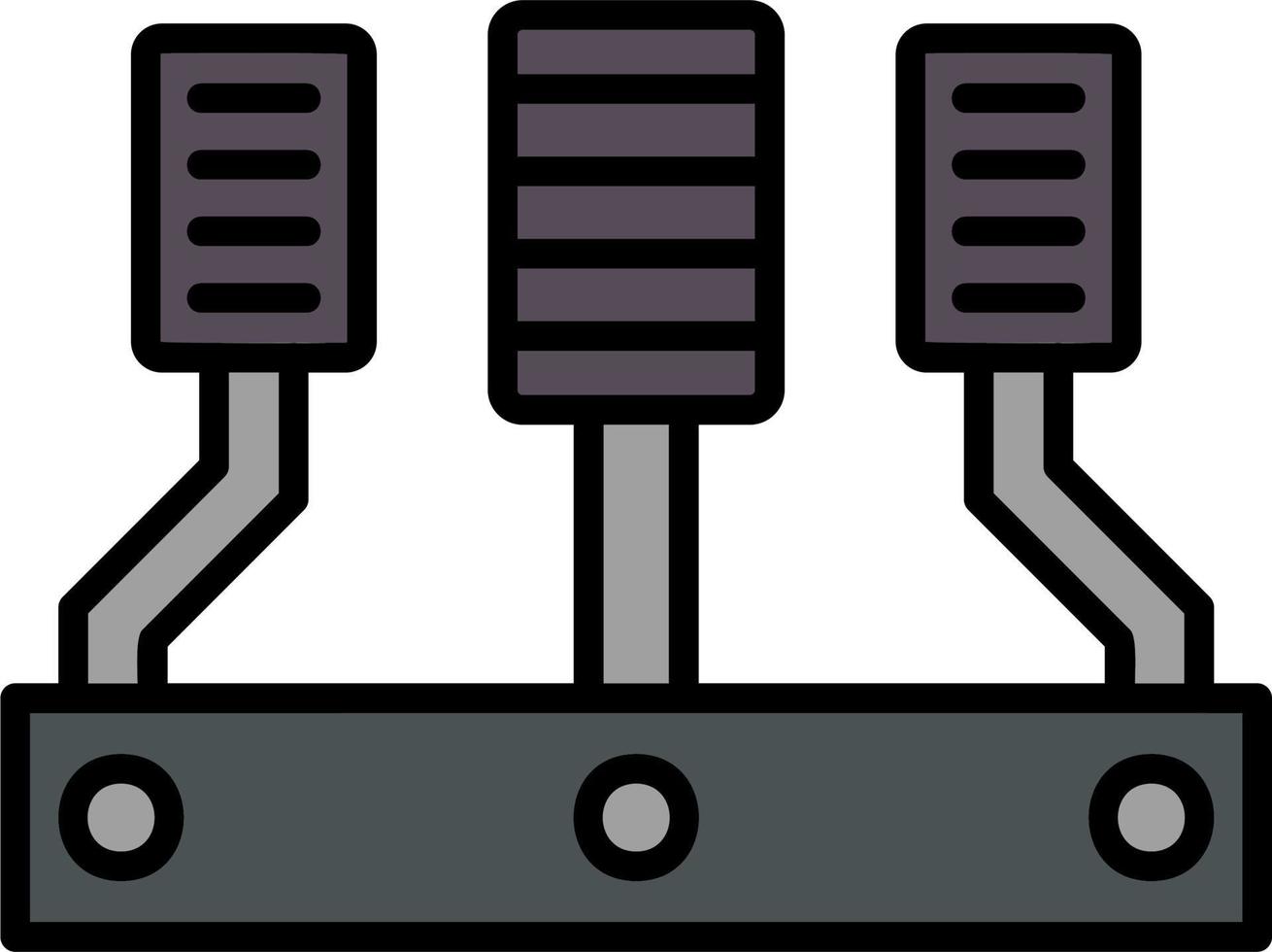 Car Accelerator Vector Icon
