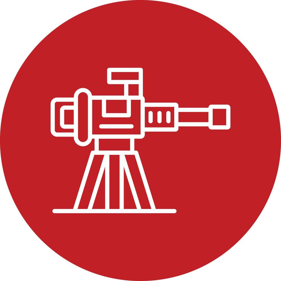 Heavy Machine gun Vector Icon