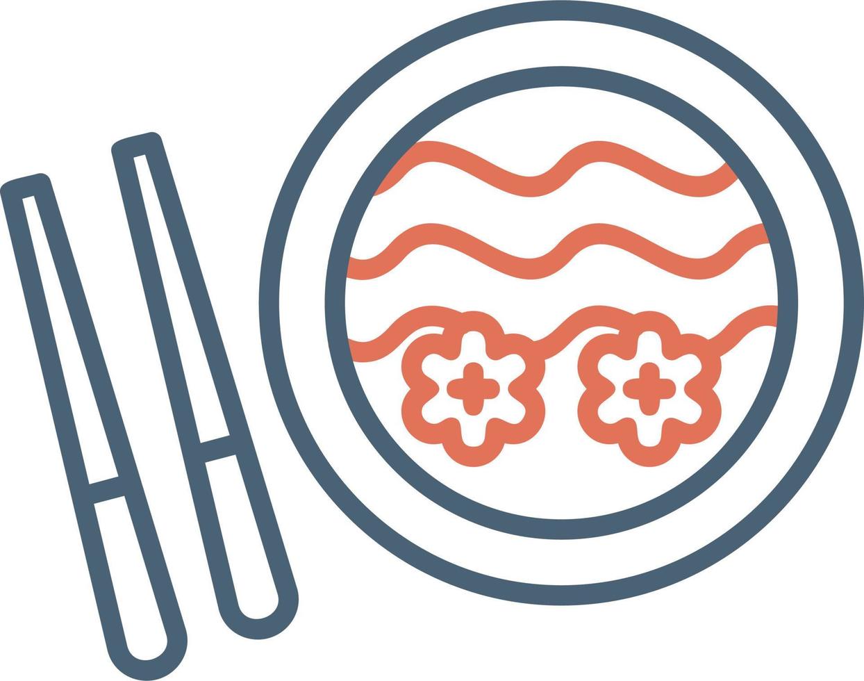 ramen vector icono