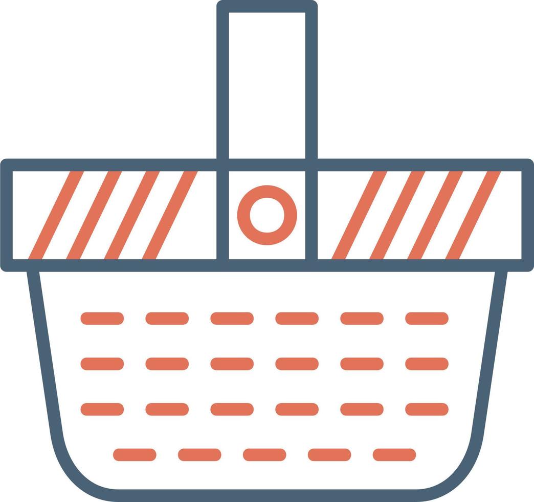 Picnic Basket Vector Icon