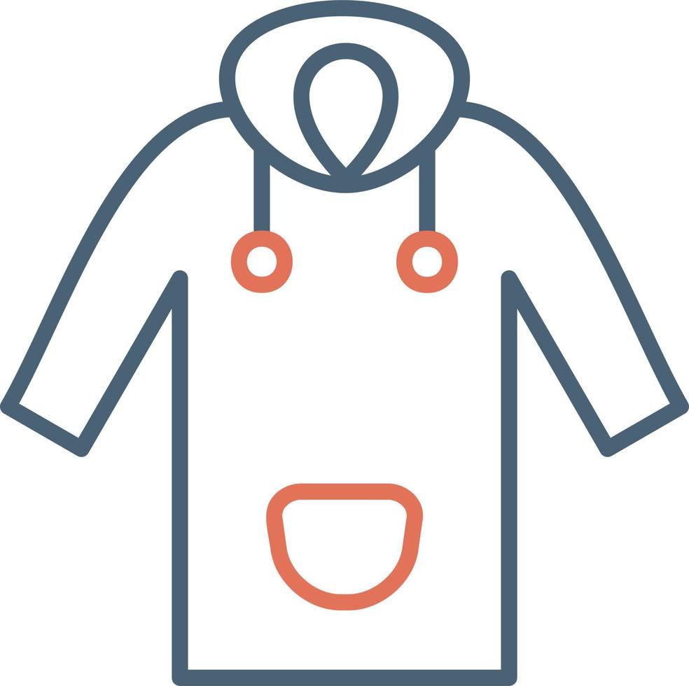 Raincoat Vector Icon